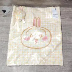 【グッズ】 未開封 ちいかわ チェックシリーズ トートバッグ チャーム付 うさぎ