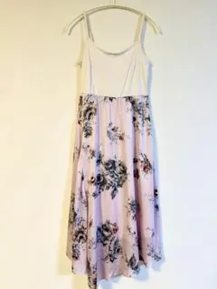 snidel フラワープリント キャミソール ロングワンピース