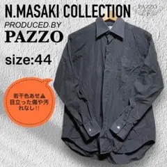 N.MASAKI COLLECTION PAZZO 長袖シャツ ブラック44のサムネイル