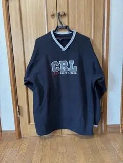 Ralph Lauren 90sCRL Vネック トレーナー ブラックのサムネイル