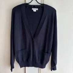 フォーク　ネイビー カーディガン 9号