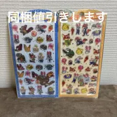 2点【キ】3Dシール　硬いシール　おまとめ