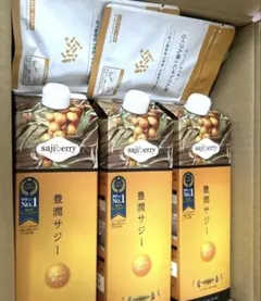 豊潤サジー 紙パック 1000ml×3本&300ml 1本&30ml×12包 - メルカリ