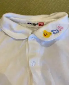 ミキハウスロングTシャツ　ブラウス　MIKI HOUSE　お出掛け　７０cm