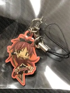 貴重　まどマギ 佐倉杏子 メタルストラップ　劇場版 魔法少女まどか☆マギカ