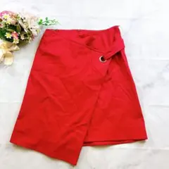 美品✨CELINE スカート サークルロゴ シルバー コットン ポリウレタン