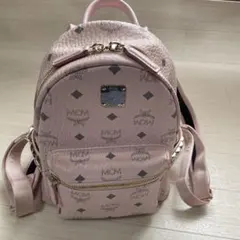 ほぼ新品 MCM リュックサック ミニベビーピンク - メルカリ