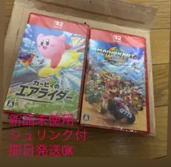 新品未開封　カービィのエアライダー　マリオカートワールド　ニンテンドースイッチ2