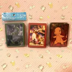 ポケカ◆デッキシールド　飛来レックウザ　海外限定　ヒトカゲ　リザードン