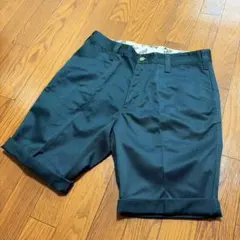 BEN DAVIS ハーフパンツ　ダークグリーン　30 無地のサムネイル