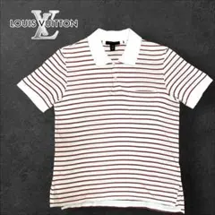 ルイヴィトン ポロシャツ グレー ボーダー LOUIS VUITTON ルイヴィトン 18SS ボーダーニットポロシャツ
