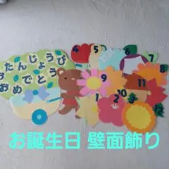 お誕生日 壁面飾り