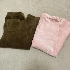 ユニクロ 西松屋 コーデュロイ レギンス セット