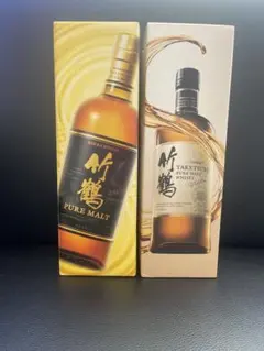 終売品 竹鶴12年 ピュアモルト 660ml フィルム破れあり 旧ボトル 未開