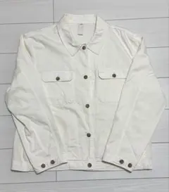 ZARA デニムジャケット ホワイト XL