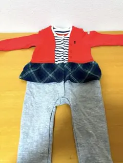 ミキハウス　長袖ロンパース