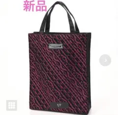 新品　FAUCHONトートバッグ　A4可　ファスナー付
