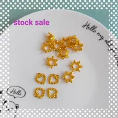 stock sale ** ハートチャーム＆ミルククラウン