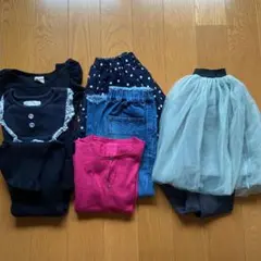ゆうパック送料込み！女の子 120cm 秋冬物 7点まとめ売り✩.*˚