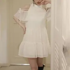 ナイスクラップ 肩あきティアードチュニック