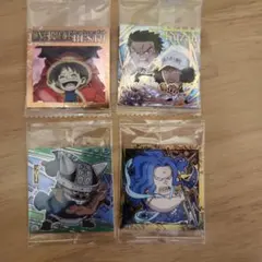 ONE PIECE ウエハースシールセット 4枚