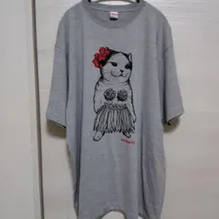 猫イラストTシャツ XXXL