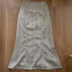 【値下げ】ナイスクラップ チェック柄マーメイドスカート