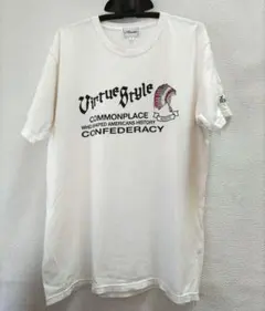 Acoustic 白　プリント　Tシャツ　アメリカンネイティブのサムネイル