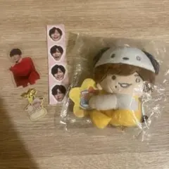 長尾謙杜　サンリオ　クリップマスコット　メタルチャーム　カレンダー特典