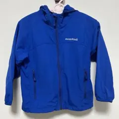mont-bell キッズ ジャケット 110 青　美品