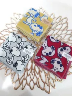 スヌーピー♡ガーゼハンカチ3枚セット