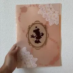 ミッキーシルエットクリアファイル