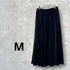 チュールロングスカート　黒　Mのサムネイル