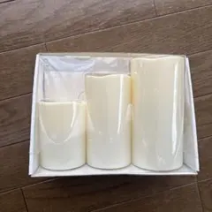 IKEA GODAFTON LEDキャンドル 3個セット　結婚式のサムネイル