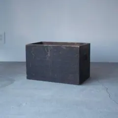 木箱　持ち手付き　物入　収納　古民家　古家具　古道具　アンティーク　昭和レトロ