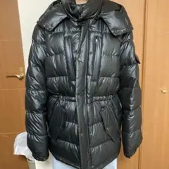 値下げ可！激レア！オニツカタイガー黒 ダウンジャケット フード付き 