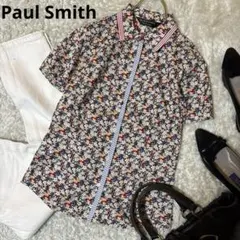 Paul Smith ポールスミス 花柄 半袖シャツ 日本製 コットン100%のサムネイル