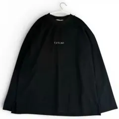 【極美品】CULLNI クルニ モックネック スウェット 黒 長袖 トレーナー
