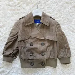 バーバリーブルーレーベル　トレンチ　ジャケット　ショート　Mサイズ　メガチェック