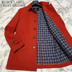 【極美品】ブラックレーベルクレストブリッジ　ステンカラーコート　ウール　L