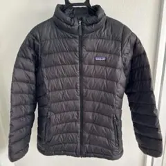 パタゴニア キッズ　ダウンセーター　黒 XL