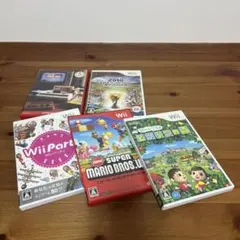 Wiiゲームセット（Wii Party、スーパーマリオなど）