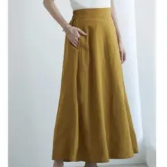 リネン ロングスカート