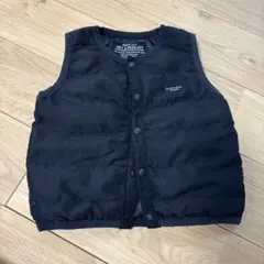 breeze黒い中綿ダウンベスト 90