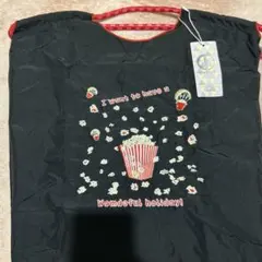 D.KELLY 刺繍トートバッグ(M) ポップコーン柄❤️22日までの価格❣️