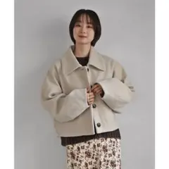 レトロガール　RETOROGIRLファーティペット付きショートジャケットのサムネイル