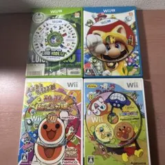 WiiU Wiiカセット 17本カセットケース2本 ジャンク品