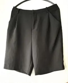 ZARA BASIC 黒　ハーフパンツ　　　　　　　　　　　　　　　　　Lサイズ