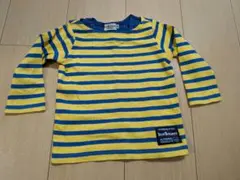 ストライプ長袖Tシャツ（黄色と青）