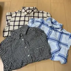 ユニクロ　チェックシャツ　まとめ売り